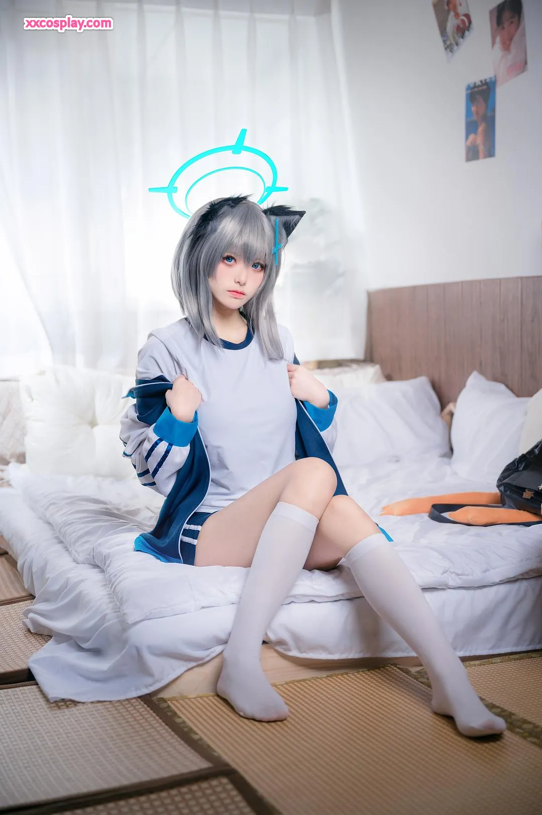 Jiuqi Miao as Shiroko in Gym Uniform